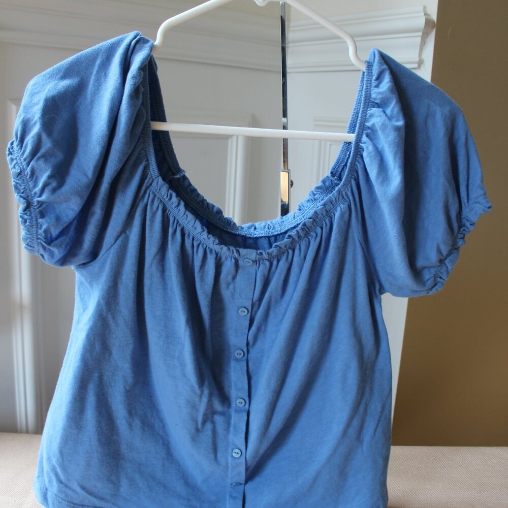 American Eagle Light Purple & Blue Tops Bundle - Picture 9 of 15